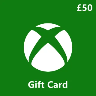 50.00 GBP Xbox gift card - UK