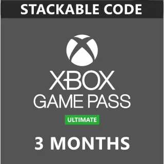 Xbox 3 Month Game Pass Ultimate (Global) read the description!