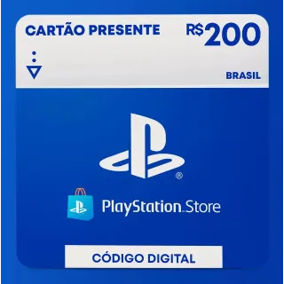 R$ 200 PlayStation Store Gift Card - Brazil