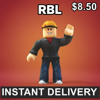 $8.5 USD Gift Card RBL (AUTO DELIVERY)⚡⚡