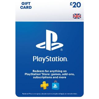 PlayStation Store £20 (GBP) Gift Card - UK
