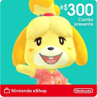 Nintendo eShop 300 BRL Gift Card - Brazil