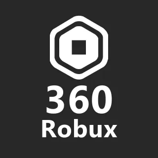 360 Robux - Roblox Gift Card (US residents only)