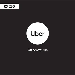Uber 250 BRL Gift Card - BRAZIL