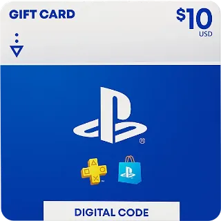 PSN $10 (USD) Gift Card - Instant Delivery