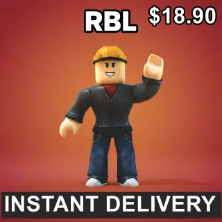 $18.90 USD Gift Card RBL (AUTO DELIVERY)⚡⚡