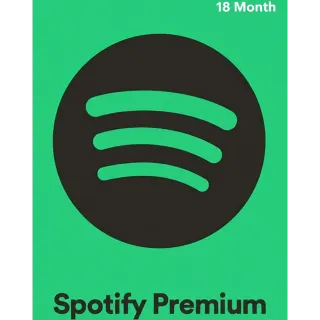 18-month subscription -Spotify Premium (Brazil)