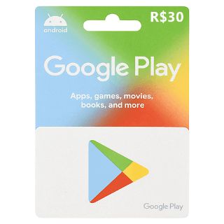 R$ 30 Google Play Gift Card - Brazil