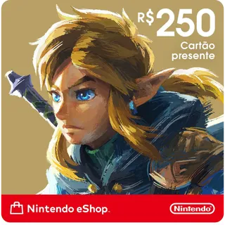 250.00 BRL Nintendo eShop Gift Card - Brazil