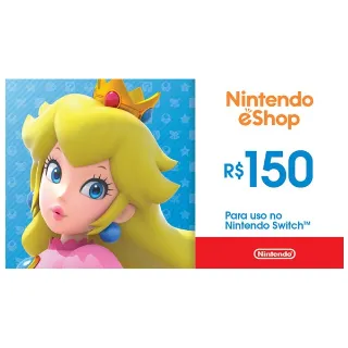 150.00 BRL Nintendo eShop Gift Card - Brazil