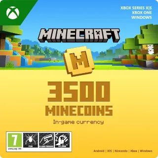 Minecoins 3500 Coins (Multiplatform) Global Code