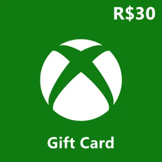XBOX 30 BRL Gift Card - Microsoft Store BRAZIL 