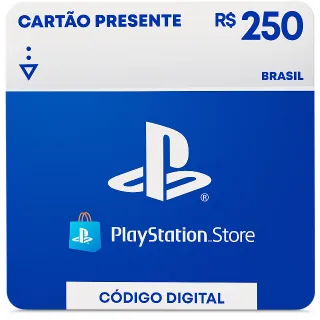 R$ 250 PlayStation Store Gift Card - Brazil