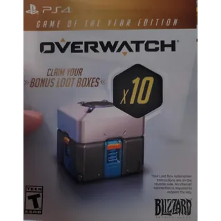 Overwatch - 10 Loot Boxes - PS4 (Digital Code)