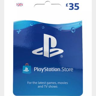 £35.00 PlayStation Store Gift Card - UK