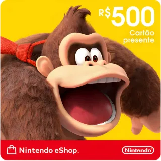 Nintendo eShop 500 BRL Gift Card - Brazil