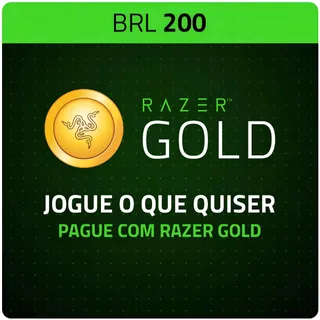 R$ 200.00 BRL Razer Gold - BRAZIL