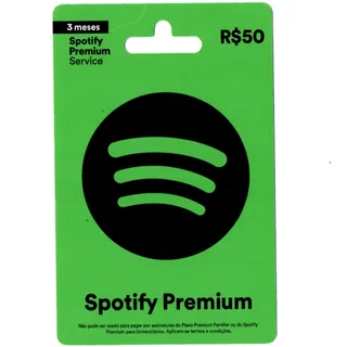 Spotify Premium 3 Month Gift Card - Brazil