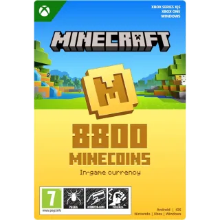 Minecraft Minecoins Pack: 8800 Coins