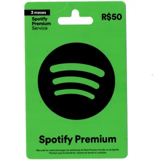 Spotify Premium 3 Month Gift Card - Brazil