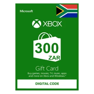 Xbox Live Gift Card 300 ZAR ZA - South Africa