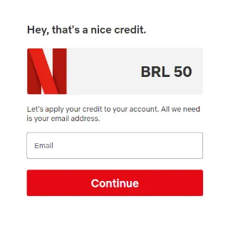 Netflix 50 BRL Gift Card - Brazil 