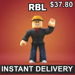 $37.8 USD Gift Card RBL (AUTO DELIVERY)⚡⚡
