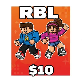 $10.00 USD Gift Card RBL (AUTO DELIVERY)⚡⚡