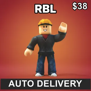 RBL $38 USD Gift Card (3,800 Rbx)