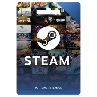 Steam R$200 (BRL) Gift Card - BRAZIL