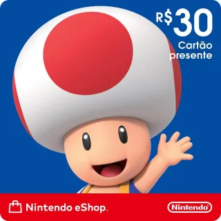 Nintendo eShop 30 BRL Gift Card - Brazil