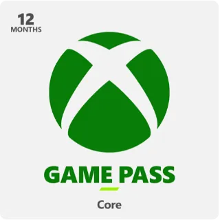 Xbox Game Pass Core 12 Month