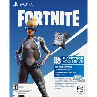 Fortnite - Neo Versa Pack + 500 V-Bucks PS4 [Digital Code] (NA Region) 