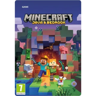 Minecraft: Java & Bedrock Edition for PC (GLOBAL) [Instant Delivery]