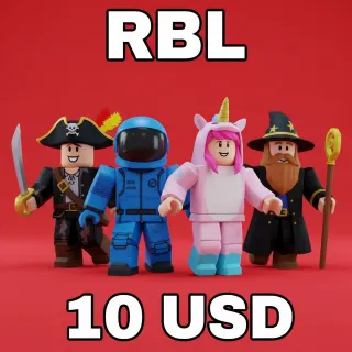 $10.00 USD Gift Card RBL (AUTO DELIVERY)⚡⚡