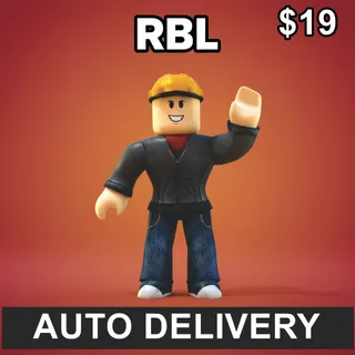 $19 USD Gift Card RBL (AUTO DELIVERY)⚡⚡