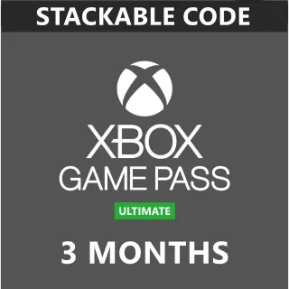 3 Month Xbox Game Pass Ultimate (read the description)!