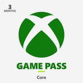 Xbox Game Pass Core 3 months (Global code)