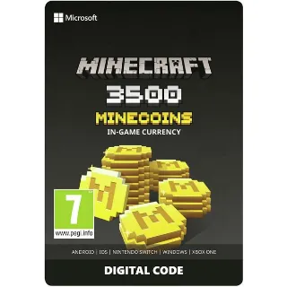 Minecraft: Minecoins Pack 3500 Coins [Digital]