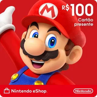 Nintendo - eShop 100 BRL Gift Card - Brazil