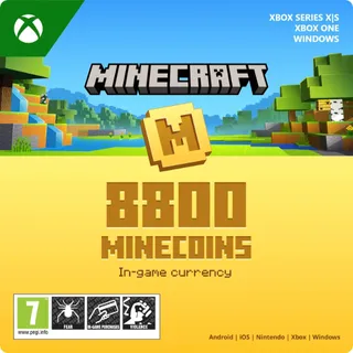 Minecoins 8800 Coins (Multiplatform) US Code
