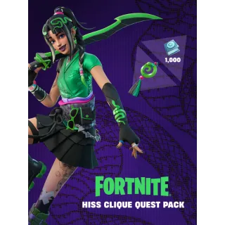 Fortnite - Hiss Clique Quest Pack DLC (Download Code)