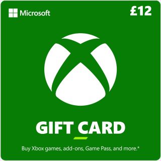 £12.00 Xbox Digital Gift Card - UK