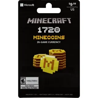 Minecraft: Minecoins Pack 1720 Coins | Multiplatform