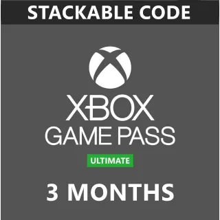 Xbox Game Pass 3 Month Ultimate Membership  (READ THE DESCRIPTION)!