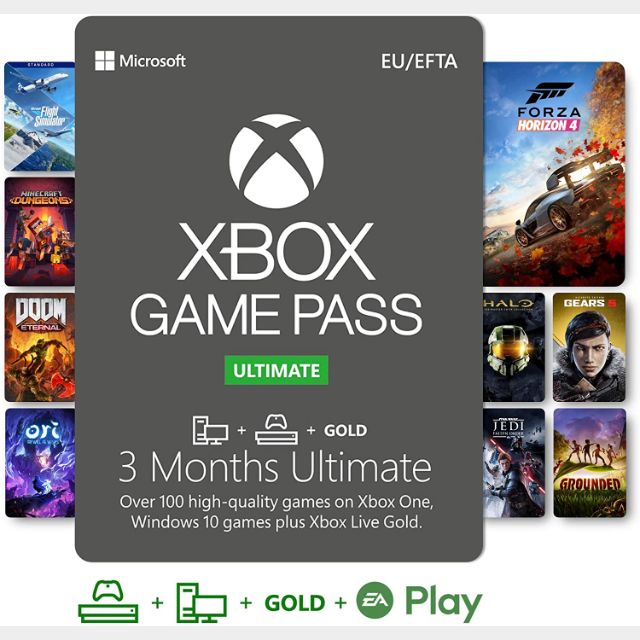 xbox game pass ultimate gift card