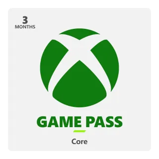 Xbox Game Pass Core (3 month(s) subscription)