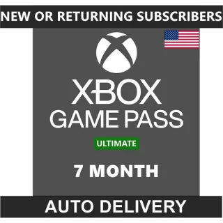 Xbox 7 Month Ultimate Game Pass (READ THE DESCRIPTION)!  