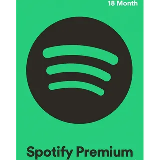 18-month subscription -Spotify Premium (Brazil)