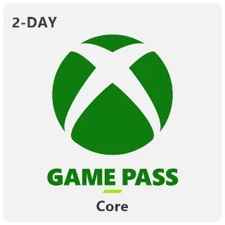 Xbox 2 Days Game Pass Core Membership - US